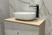Cersanit Vanity Unit Lake Stone + Countertop Basin 80cm