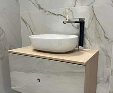 Cersanit Vanity Unit Lake Stone + Countertop Basin 80cm