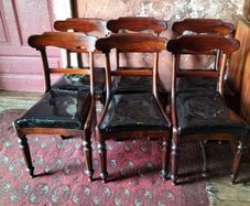 Set of 6 Victorian mahogany Dining Chairs