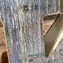 New 16cm x 15cm x 3cm washed wood effect K with lights in monogrammed gift bag Image 4