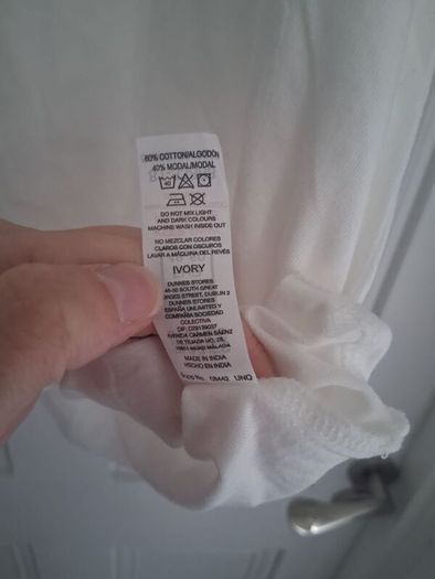 Dunnes White Cotton Top