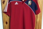 British And Irish Lions Rugby. Official Adidas Mens Polo Shirt. Collect In Dublin Or Receive Via Post.