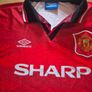 Original Umbro Manchester United 1994/1995 Home Shirt Mens Extra Large Image 4