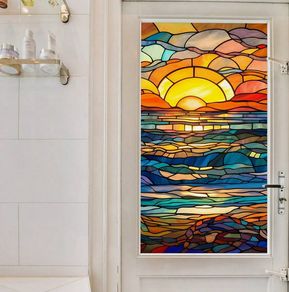 Removable Privacy Foil - for windows / mirrors / glass doors / shower doors etc