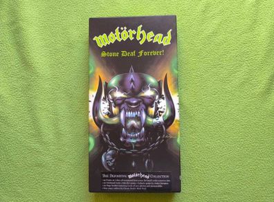 Mint Motorhead - Stone Deaf Forever 5 Cd Box Set + Book + Poster