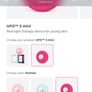 FOREO UFO Mini 3 Pink Facial Skincare Device Image 2