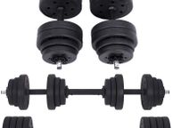 main image for ad Dumbbell Set 30 kg Adjustable Plastic - Free Delivery Nationwide