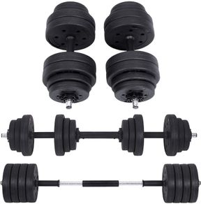 Dumbbell Set 30 kg Adjustable Plastic - Free Delivery Nationwide