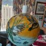 handpainted glass lampshade Image 3