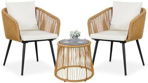 3 Piece Outdoor Patio Furniture Set