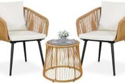 3 Piece Outdoor Patio Furniture Set