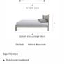 small double bed frame Image 5