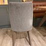 grey fabric dining chairs Image 3
