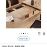 New extendable table - rustic oak Image 5