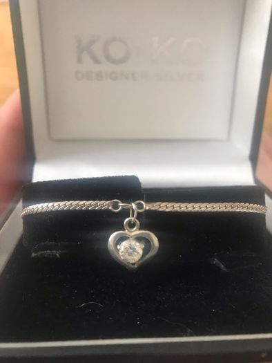Real silver bracelet