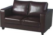 Tempo Two Seater Sofa Black For Sale