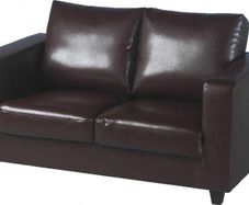Tempo Two Seater Sofa Black For Sale
