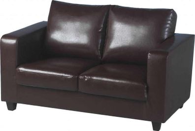 Tempo Two Seater Sofa Black For Sale