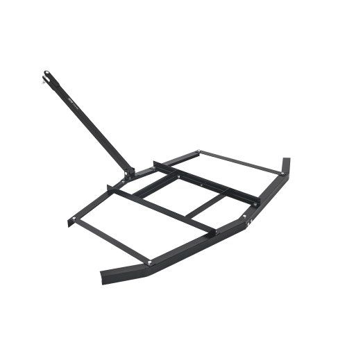 Drag Harrow, 66" Width Tow Behind Drag Harrow, Q235 Steel Driveway Grader with Adjustable Bars & Pin Hitch, Support up to 50 lbs, Tractor Driveway