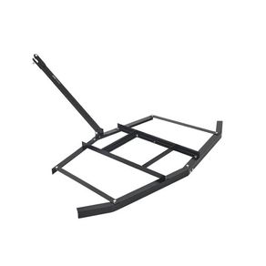 Drag Harrow, 66" Width Tow Behind Drag Harrow, Q235 Steel Driveway Grader with Adjustable Bars & Pin Hitch, Support up to 50 lbs, Tractor Driveway