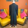 Vintage 90s Mondi Business maxi navy overcoat blazer Image 4