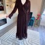 Ladies Black & Red Wrap Dress from Michael Kors. Size Xs UK 6 / EU 34 Image 2