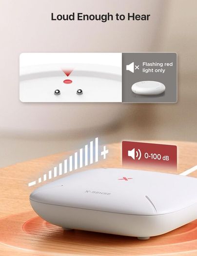 X-Sense Wi-Fi Water Sensor, Smart Water Leak Detector with App Alerts, IP67 Waterproof, Wireless Detector for Kitchen, Bathroom, Basement, SBS50 Base Station Required, SWS0A, 1-Pack