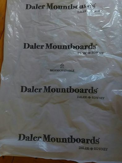 Large black (ivory black) cardboard sheet - 76cm x 59cm