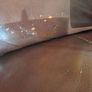 Large brown leather armchair Image 3