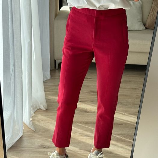 AUTOGRAPH red regular fit chinos UK 8 / EUR 36