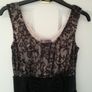 Lipsy Black and Pink Dress - Size 6 Image 4