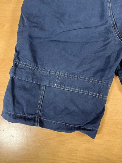 Vintage Quiksilver Surfwear Cargo Jean Shorts Mens Large Blue - Y2K