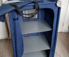 Large Camping Wardrobe Mountain Warehoise + storahe bag 59cm x 38cm x 104cm