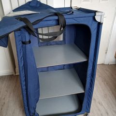 Large Camping Wardrobe Mountain Warehoise + storahe bag 59cm x 38cm x 104cm