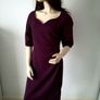 Burgundy LK Bennett dress, size 12 Image 4
