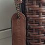 Vintage 1994 St Michael (Marks & Spencer) Woven Leather Bag Image 8