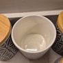 Set of 4 Tea, Coffee, Sugar Ceramic Cannisters Image 4
