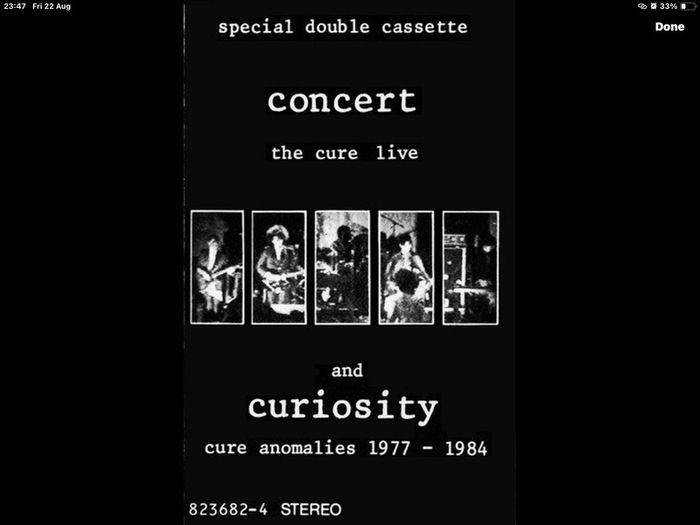 the cure // concert and curiosity