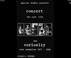 the cure // concert and curiosity