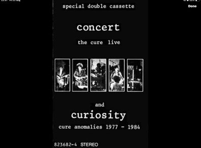 the cure // concert and curiosity