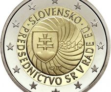Slovakia 2 Euro Commemorative Coin 2016 - The EU Presidency. Uncirculated.