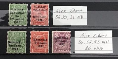 Ireland 1922 Alex Thom Mint Selection