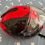 Stunning! Shark Spartan Carbon Helmet Red/Black Size L Image 3