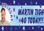 40th Birthday Party Banner Poster
