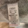BNWT Next grey wrap short sleeve cardigan size UK14 EU42 Postage included Image 4
