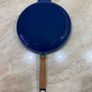 Blue enamelled cast iron pan, 28 cm Image 3