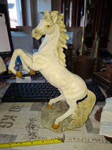 Large Rearing Stallion Horse Sculpture Postage Available or Collection