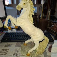 Large Rearing Stallion Horse Sculpture Postage Available or Collection