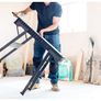 Foldable Workbench with Metal Legs for Maximum Stability, Large Work Surface, with Practical Handle Image 3