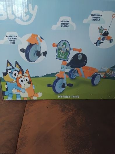 bluey kids trike